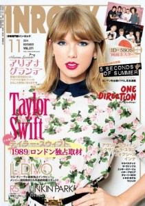Taylor Swift in InRock Japan Magazine cover