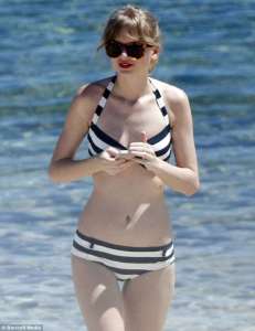 Taylor Swift Belly Button revealed