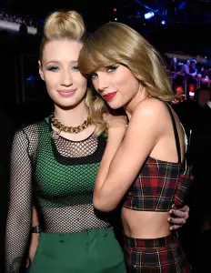 Taylor Swift made a new friend--HipHop/Rap artist Iggy Azalea. Maybe a collab sometime?