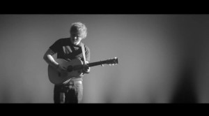 Ed Sheeran performing "One" live and acoustic in Wembley Arena