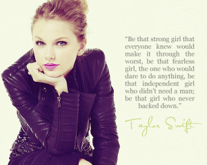 life advises from Taylor Swift