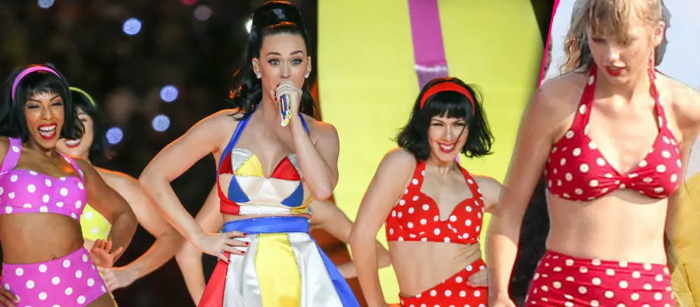katy perry diss taylor swift during super bowl halftime performance