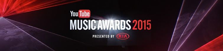 new music videos from youtube music awards 2015