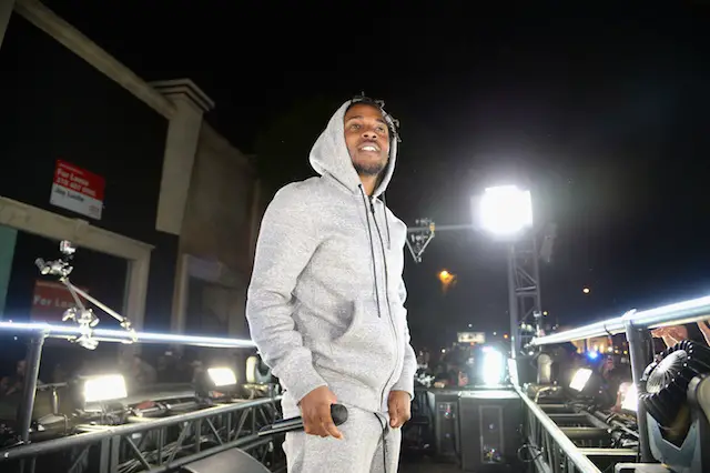 kendrick lamar performed on a mobile truck