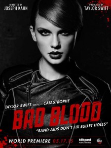 taylor swift bad blood music video poster
