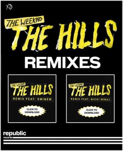 the hills remix with eminem and nicki minaj