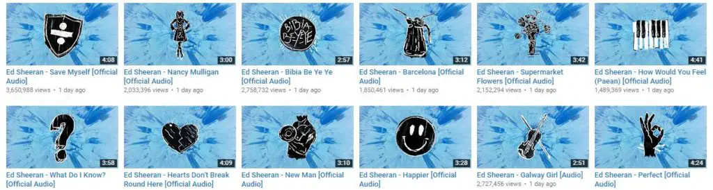 ed sheeran divide album 16 songs stream free
