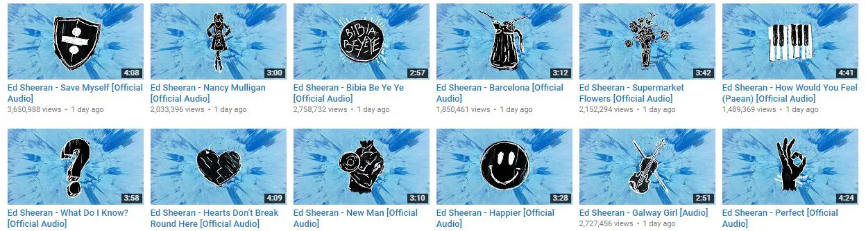 ed sheeran divide album 16 songs stream free