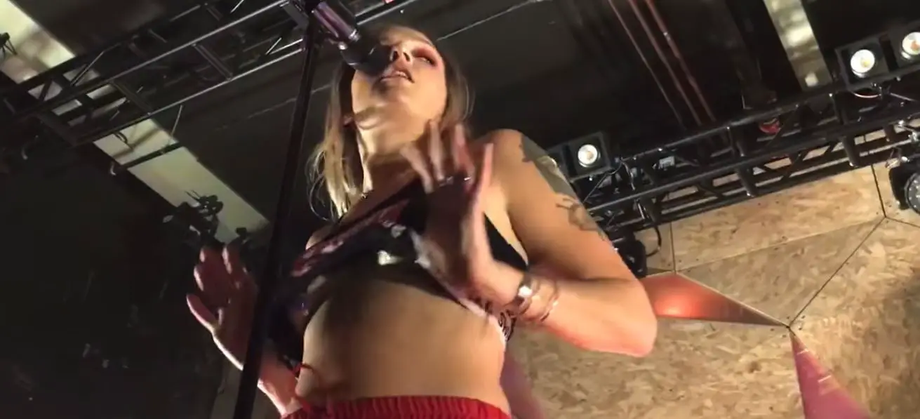 Tove Lo really knows how to get the crowd going with her raunchy performanc...