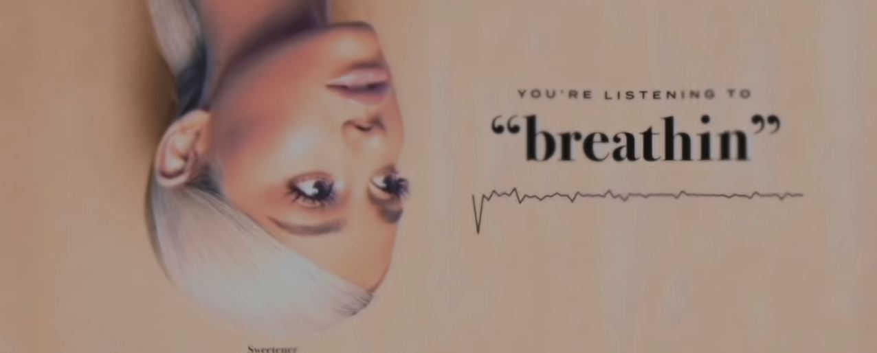 ariana grande breathin lyrics review song meaning