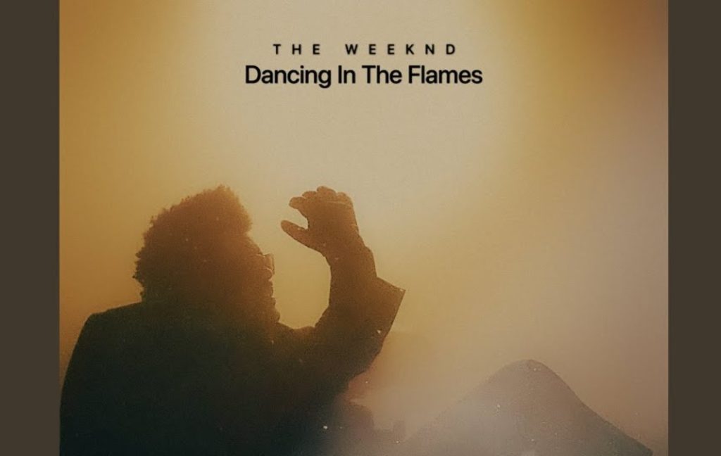 the weeknd dancing in the flames lyrics meaning